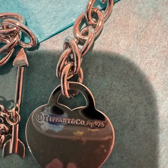 Tiffany & Co. Silver Heart Tag Necklace - Picture 3 of 8